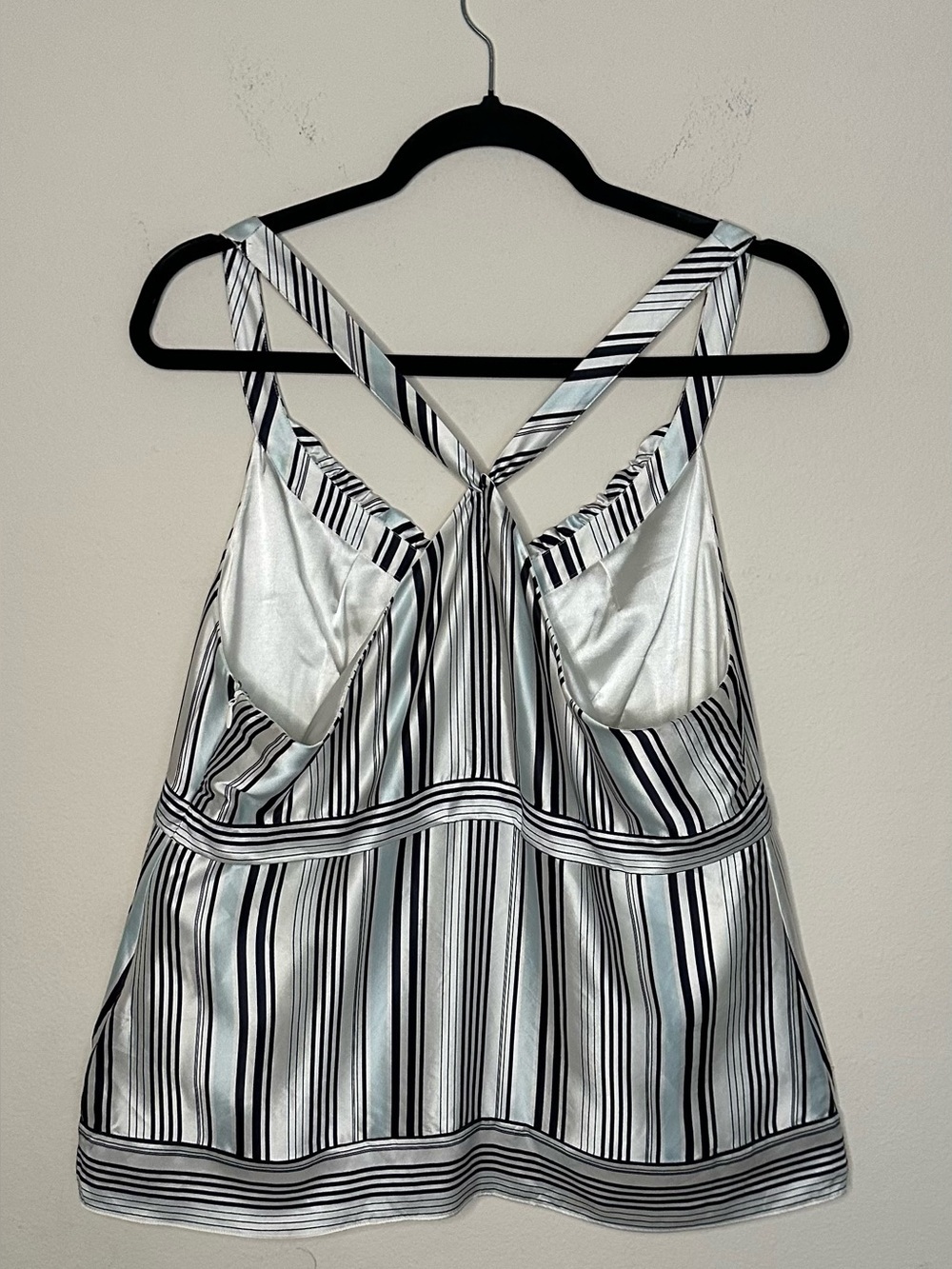ANTONIO MELANI Silk Top Size 14 Elegant With Crisscross Straps Women’s Top - Picture 5 of 16